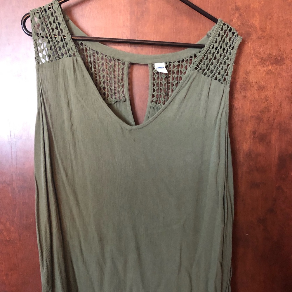 Olive Green Old Navy Tank Top